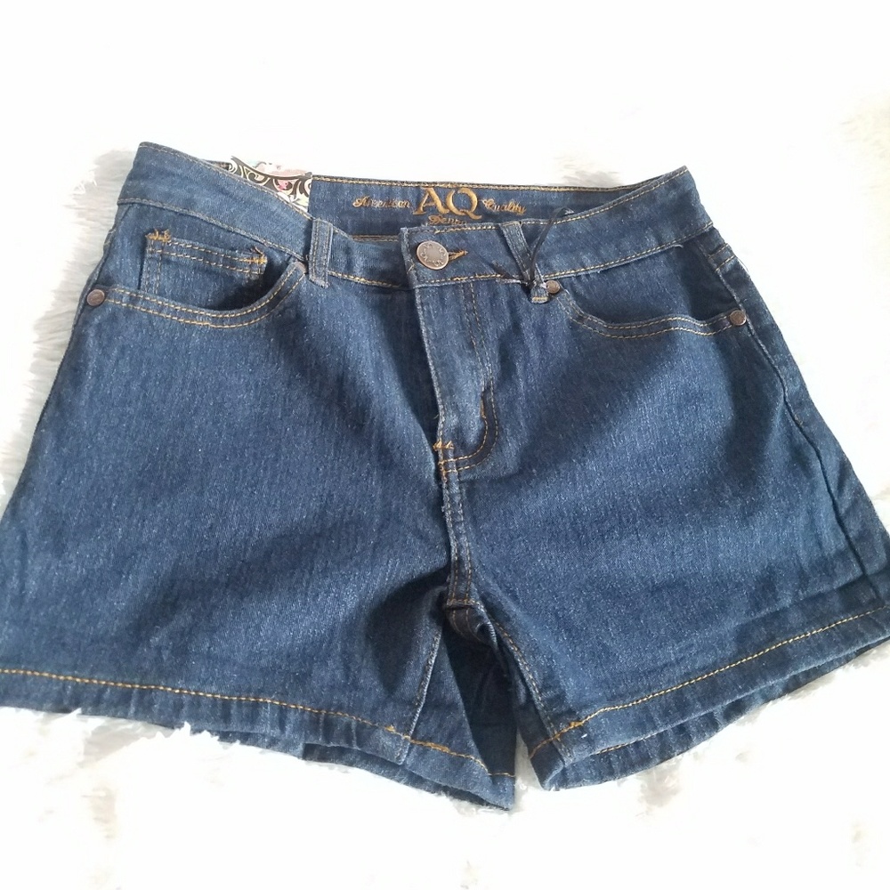 Dark Denim Shorts